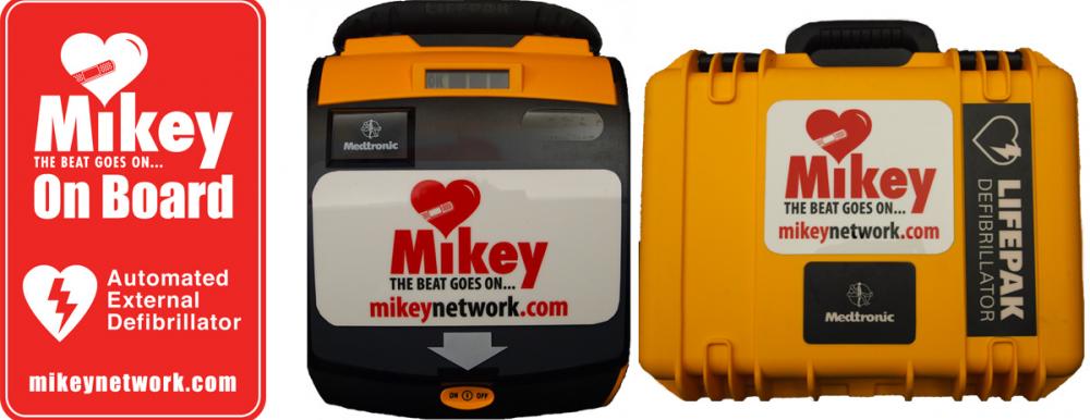 Mikey On Board mobile defibrillator program