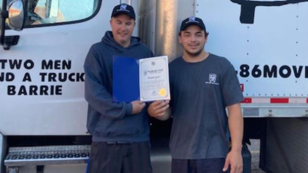 TWO MEN AND A TRUCK Barrie & Central Ontario helps clean up effort after tornado