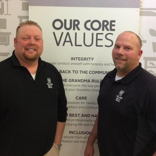Mike Piercey & Neil Chalmers, Franchise Owners and General Managers of TWO MEN AND A TRUCK Brampton
