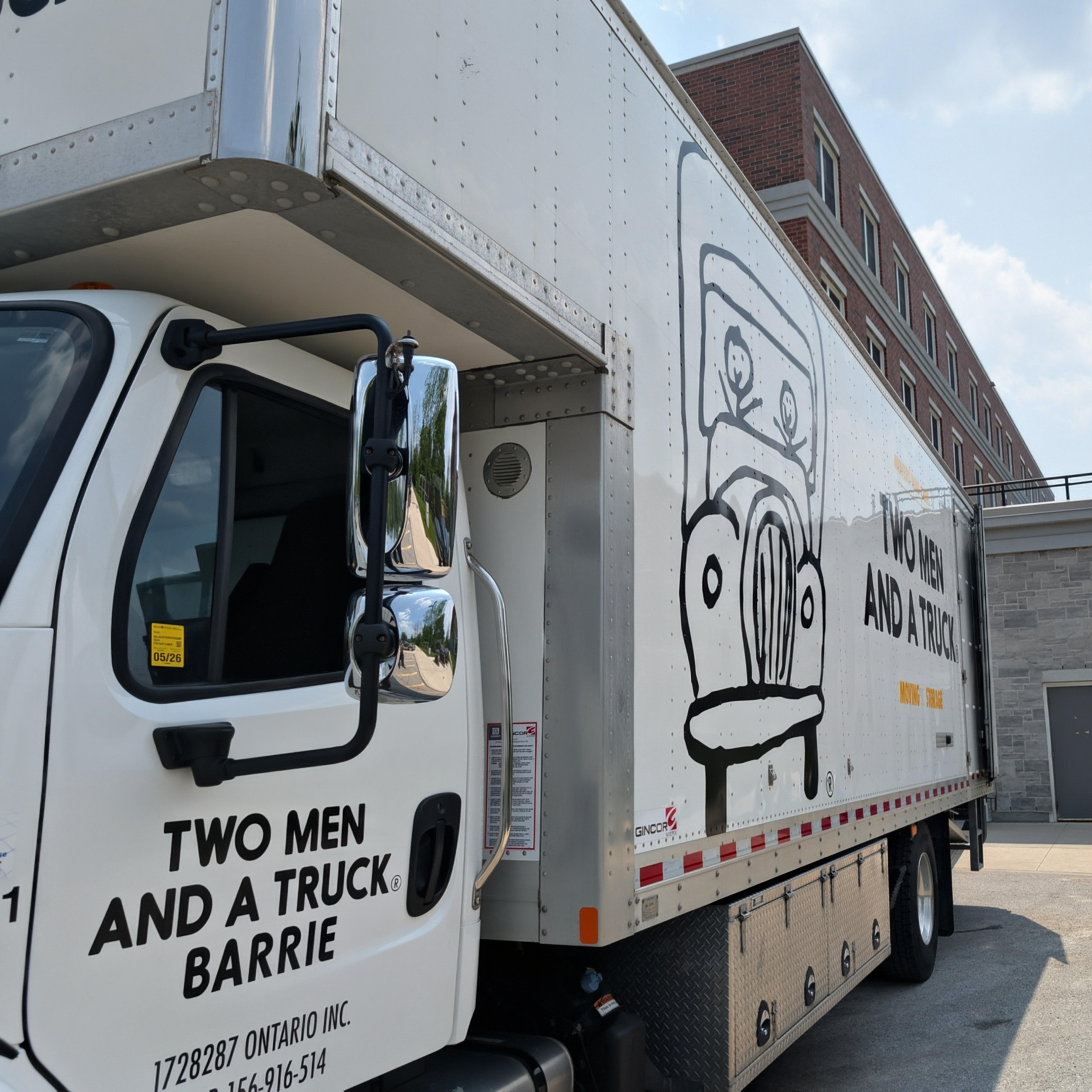 Two Men and a Truck Barrie, Offloading in Collingwood