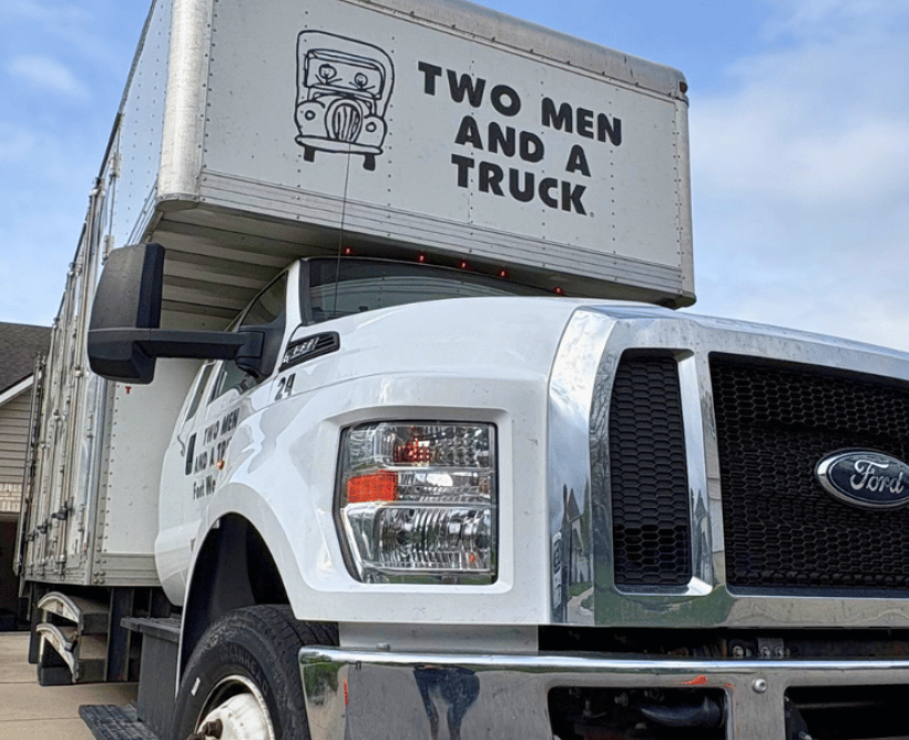 Picture of moving truck.
